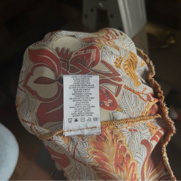 Floral Ruffle Sleeve Top - Multicolor - Picture 8 of 8